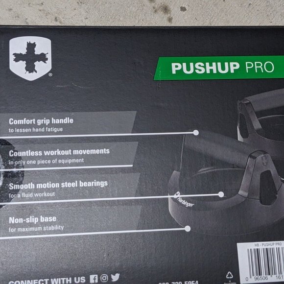Brand New Harbinger Push Up Pro Fitness Trainer Rotating Handles Workout - Picture 11 of 11